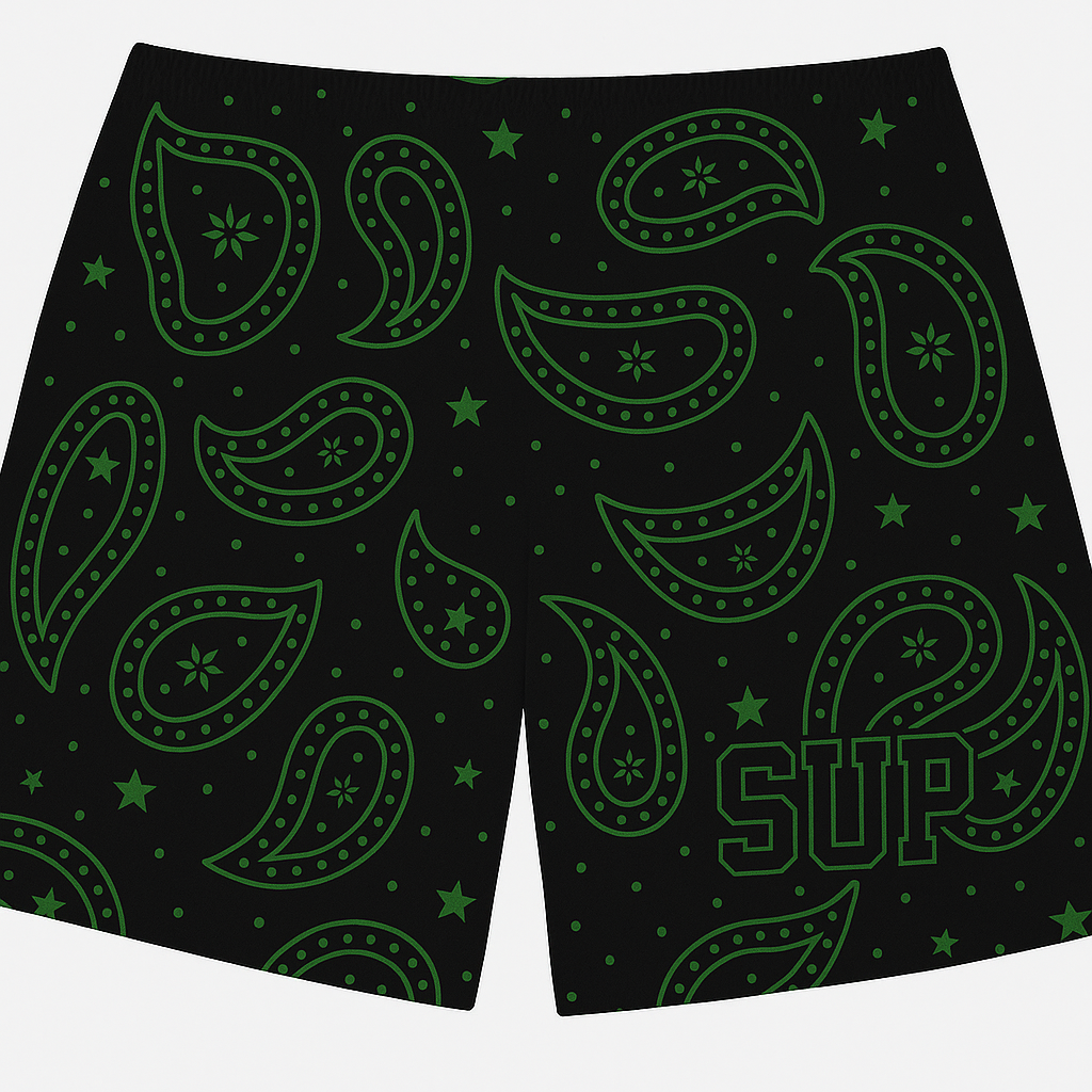 Green Paisley