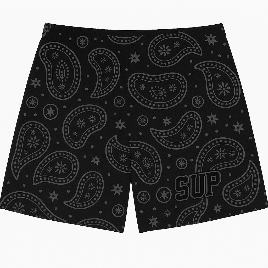 Grey Paisley