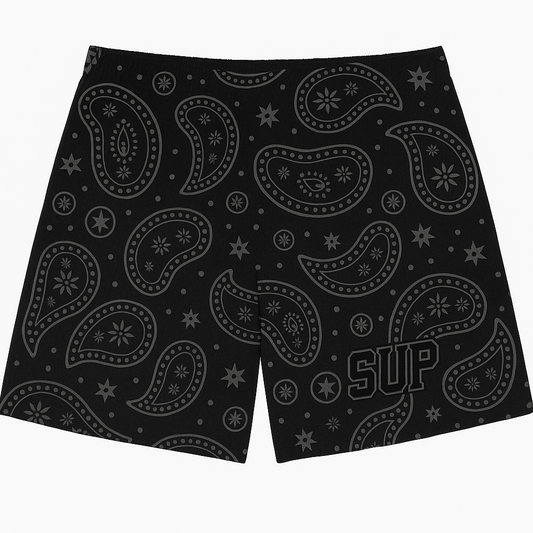 Grey Paisley