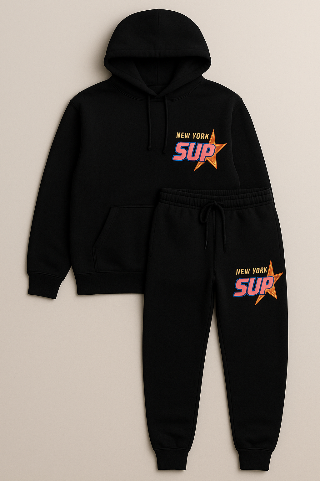 SUP SWEAT SUIT CLASSIC BLACK
