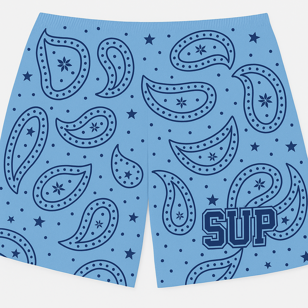 Baby and Royal Blue Paisley