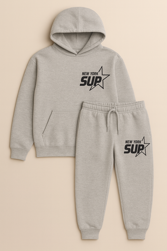 SUP SWEAT SUIT HEATHER GREY